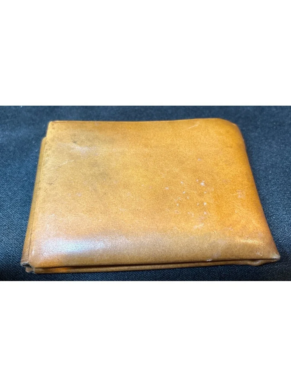 NEW NOS VTG Prince Gardner Brown Bifold Full Grain Cowhide Leather Wallet